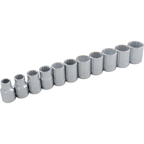 Jeu de douilles, 11 Mcx, Prise de 3/8" Meunier Outillage Industriel