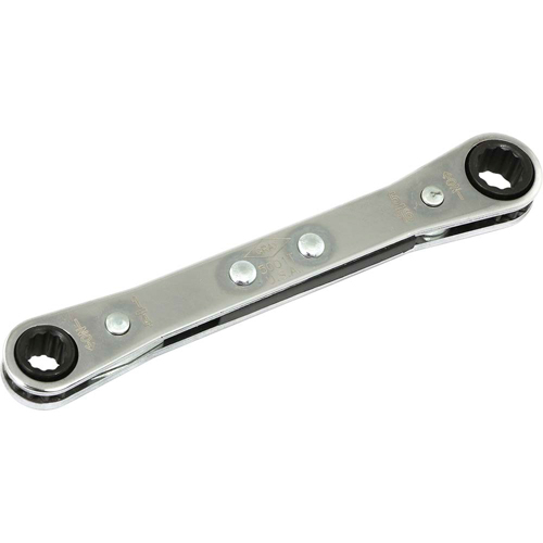 Flat Ratcheting Box Wrench, 1/4" Drive, Plain Handle Meunier Outillage Industriel