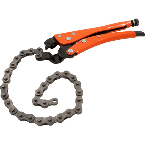 Locking Chain Clamp Pliers, 10" Length, Omnium Grip Meunier Outillage Industriel