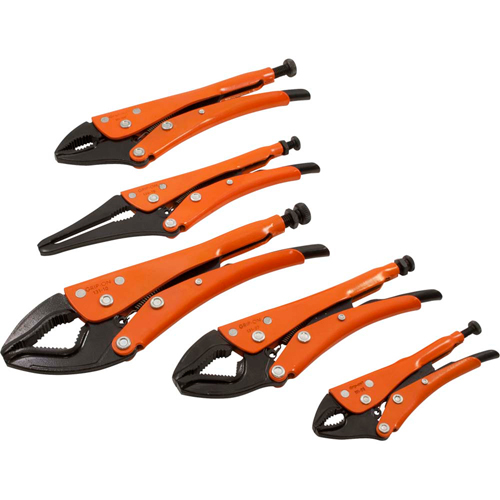 Locking Plier Set, 5 Pieces Meunier Outillage Industriel