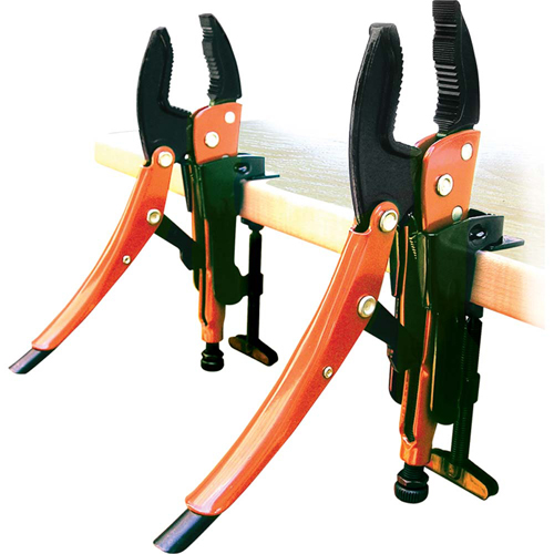 Hands Free Locking Plier Grip Set, 4 Pieces Meunier Outillage Industriel
