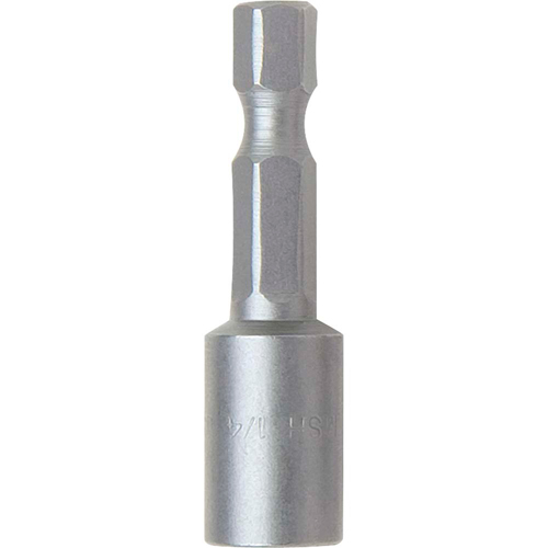 Tourne-&eacute;crou, Embout 7/16", Prise 1/4", 2-9/16" lo, Magn&eacute;tique Meunier Outillage Industriel