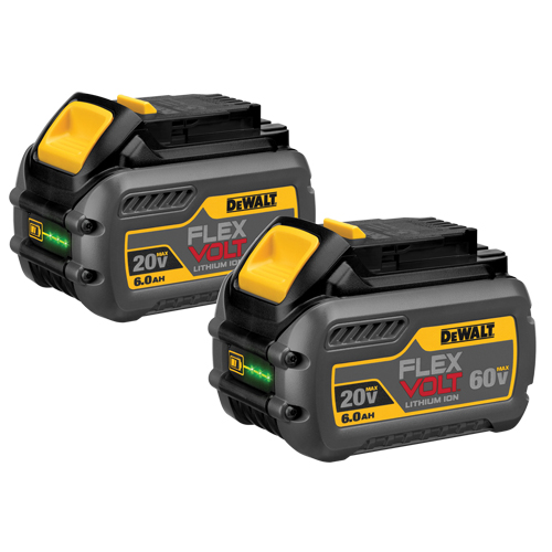 FlexVolt Batteries, Lithium-Ion, 60 V, 6 A Meunier Outillage Industriel