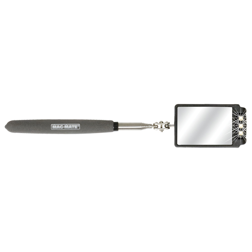 Inspection Mirror, Rectangular, 2-3/4" L x 1-7/8" W, Telescopic Meunier Outillage Industriel