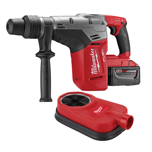 M18 Fuel 1-9/16" SDS Max Hammer Drill Kit, 1-9/16" Chuck, 18 V Meunier Outillage Industriel