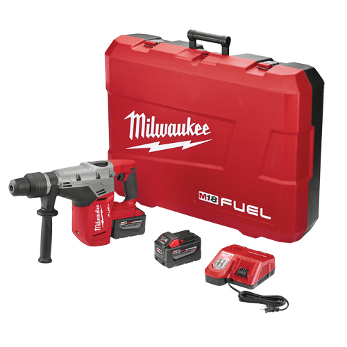 M18 Fuel 1-9/16" SDS Max Hammer Drill Kit, 1-9/16" Chuck, 18 V Meunier Outillage Industriel