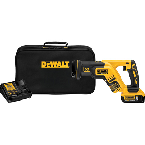 Ensemble de scie alternative compacte sans balais Max XR, 20 V, Lithium-ion Bloc-pile, 0-2900 coups/min Meunier Outillage Industriel