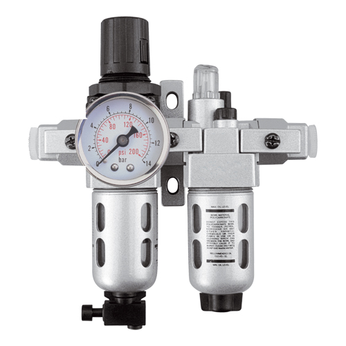 Modular Filter/Regulator & Lubricator (Gauge Included), 1/4" NPT Meunier Outillage Industriel