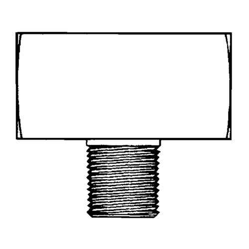 Male Branch Tee, Brass, 1/8" Meunier Outillage Industriel