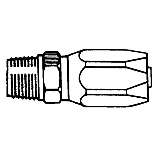 Fittings - Reusable Hose Fittings, 1/2" Dia., Brass Meunier Outillage Industriel