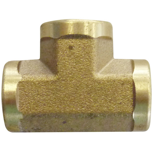 Female Pipe Tees, Brass, 3/8" Meunier Outillage Industriel