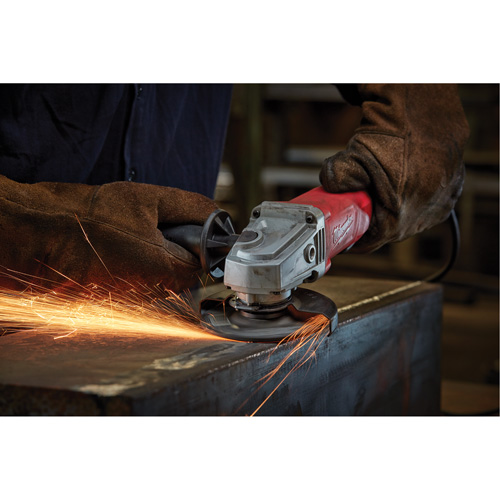 Small Angle Grinder, 4-1/2", 120 V, 11 A, 12000 RPM Meunier Outillage Industriel