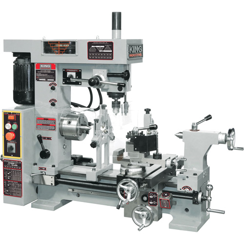 Combo Lathe/Milling Machine, 43" L x 19-1/2" W x 38" H Meunier Outillage Industriel