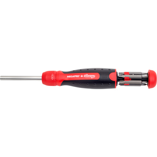 Tournevis &agrave; cliquet inviolable, 8-1/2" lo, Prise Coussin&eacute;e Meunier Outillage Industriel