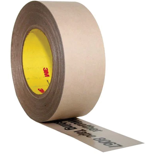 All Weather Flashing Tape 8067, 152.4 mm (6") x 22.86 m (75'), Brown Meunier Outillage Industriel