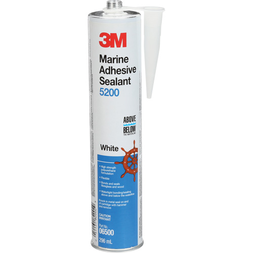 Adh&eacute;sif &eacute;tanche de calibre marin 5200, 378 ml, Blanc Meunier Outillage Industriel