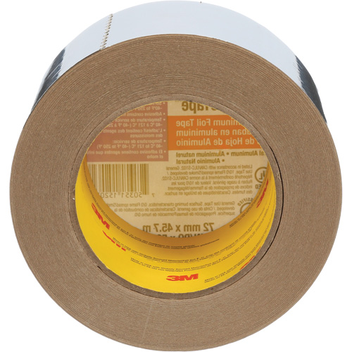 Venture Tape Aluminum Foil Tape, 1.8 mils Thick, 72 mm (3") x 45.7 m (150') Meunier Outillage Industriel