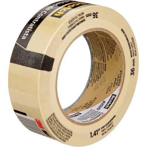 Ruban-cache Scotch pour entrepreneurs 2020, 36 mm (1-1/2") x 55 m (180'), Beige Meunier Outillage Industriel