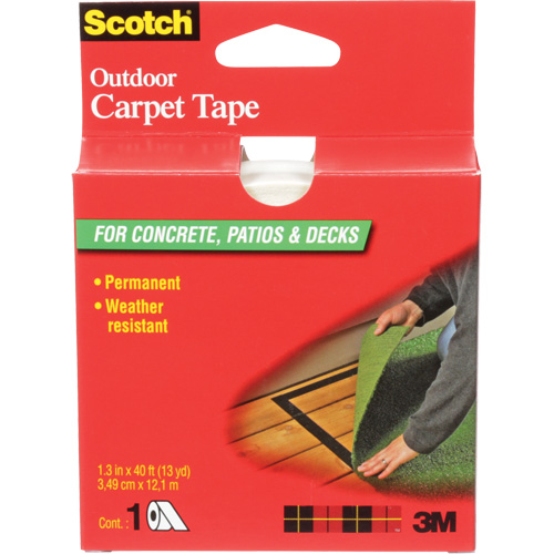 Ruban pour tapis ext&eacute;rieurs Scotch, 35 mm (1-2/5") la x 12,2 m (40') lo Meunier Outillage Industriel