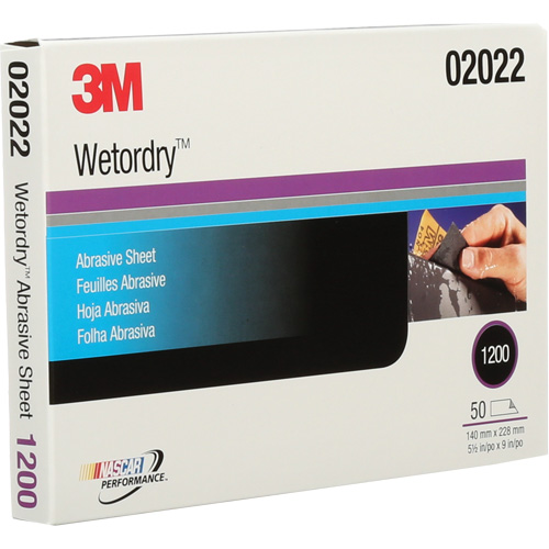 Wetordry 401Q Abrasive Sheet, 5-1/2" x 9", Fine Grit, Silicon Carbide Meunier Outillage Industriel