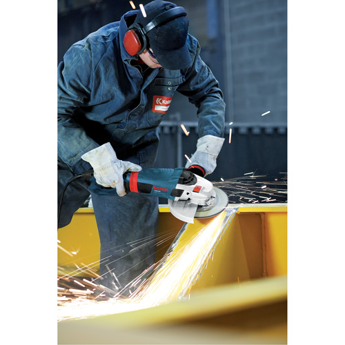 High Performance Large Angle Grinder, 9", 120 V, 15 A, 6500 RPM Meunier Outillage Industriel