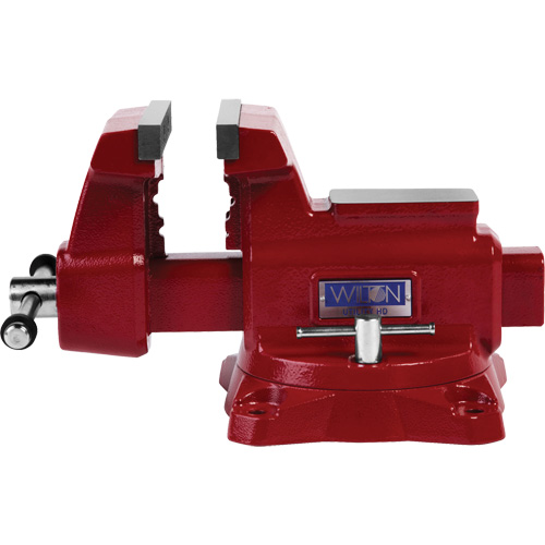 &eacute;tau d'&eacute;tabli utilitaire HD, Largeur des m&acirc;choires 6-1/2", Profondeur de la gorge 4-1/4" Meunier Outillage Industriel