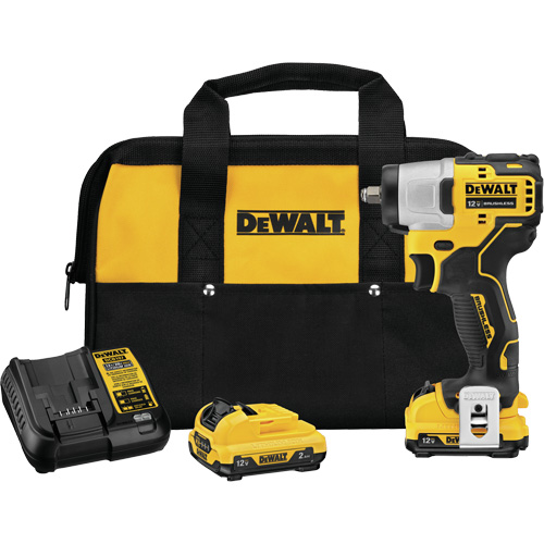 Xtreme Brushless Impact Wrench Kit, 12 V, 3/8" Socket Meunier Outillage Industriel