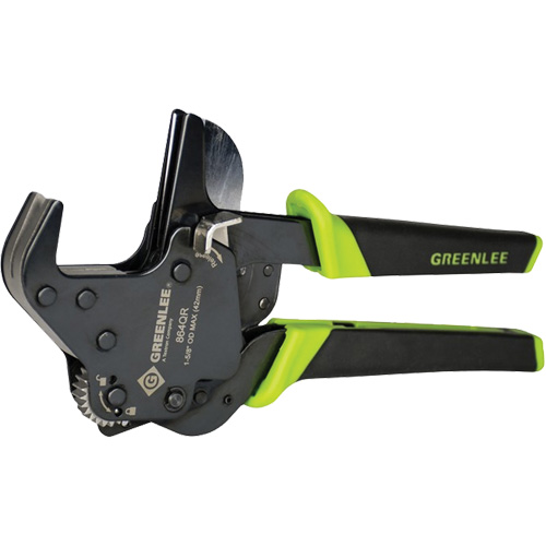 Quick-Release Ratcheting PVC Cutter, 1-5/8" Capacity Meunier Outillage Industriel