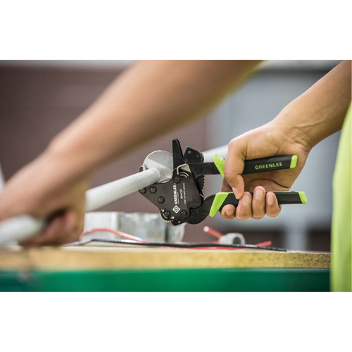 Quick-Release Ratcheting PVC Cutter, 1-5/8" Capacity Meunier Outillage Industriel