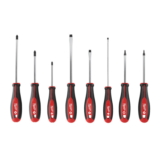 Screwdriver Set with Square Drive, 8 Pcs., Magnetic Meunier Outillage Industriel