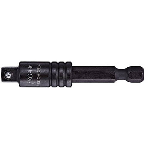 Adaptateur et rallonge pour douille &agrave; d&eacute;clenchement rapide, 1/4" Prise, Dimension m&acirc;le 1/4", Sph&eacute;rique, 3" lo Meunier Outillage Industriel