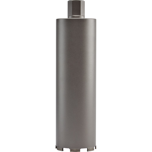 Diamond Ultra Dry Core Drill Bit, 2-1/2", 13" Depth of Cut, 1-1/4"-7 Thread Meunier Outillage Industriel