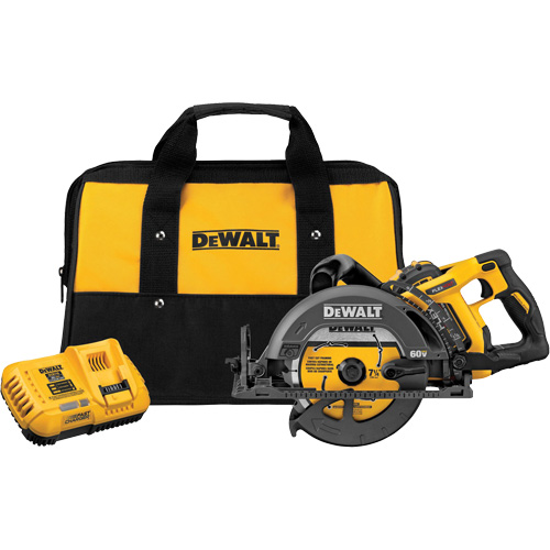 Trousse de scie de type &agrave; cr&eacute;maill&egrave;re FlexVolt, 7-1/4", 60 V Meunier Outillage Industriel