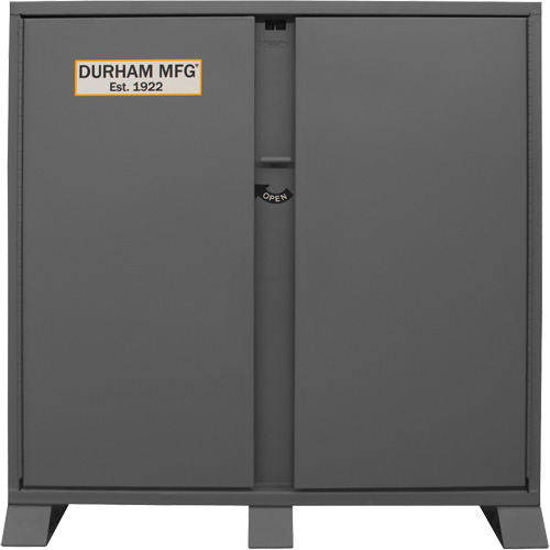 Jobsite Storage Shelving Cabinet, Steel, 47.5 Cubic Feet, Grey Meunier Outillage Industriel