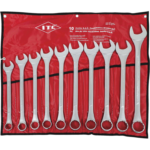 ICWJ-10S Jumbo Wrench Set, Combination, 10 Pieces, Imperial Meunier Outillage Industriel