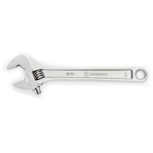 Adjustable Wrench - Boxed, 10" L, 1-5/16"/34 mm Max Width, Chrome Meunier Outillage Industriel