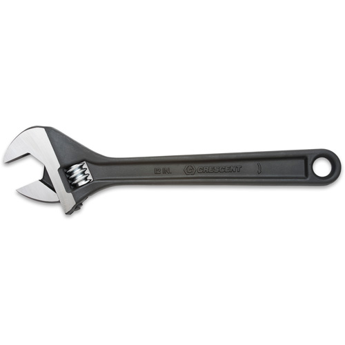 Adjustable Wrench - Boxed, 12" L, 1-1/2"/39 mm Max Width, Black Oxide Meunier Outillage Industriel