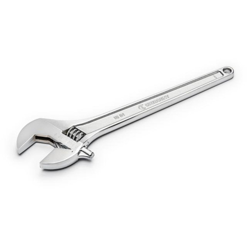Adjustable Wrench, 18" L, 2-1/16" Max Width, Chrome Meunier Outillage Industriel