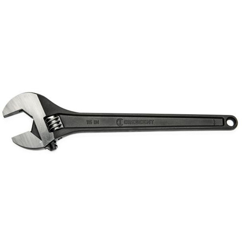 Cl&eacute; &agrave; molette, 15" lo, la max. 1-2/3", Noir Meunier Outillage Industriel