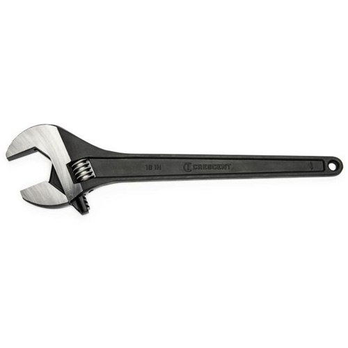 Adjustable Wrench, 18" L, 2" Max Width, Black Meunier Outillage Industriel