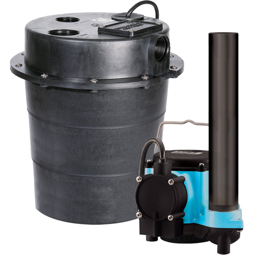Pompe imerg&eacute;e s&eacute;rie WRS, 45 gal./min, 115 V, 9 A, 1/3 CV Meunier Outillage Industriel