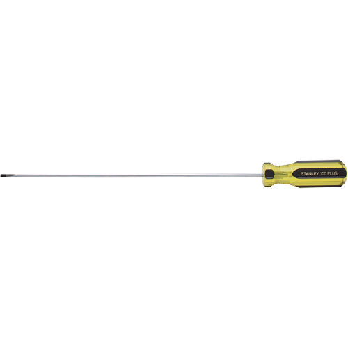 Tournevis d'&eacute;b&eacute;nisterie tr&egrave;s l&eacute;ger 100 PLUS, Tige de 1/8", Ronde, 6-5/8" lo, Prise en Plastique Meunier Outillage Industriel