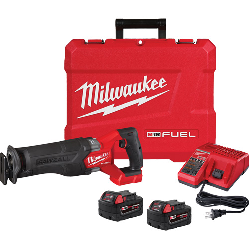 Trousse de scie alternative M18 Fuel Sawzall, 18 V, Lithium-ion Bloc-pile, 3000 coups/min Meunier Outillage Industriel