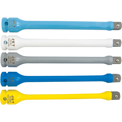 JTLE-5S Torque Limiting Impact Extension Set, 1/2" Drive, 65 ft-lbs./80 ft-lbs./100 ft-lbs./120 ft-lbs./140 ft-lbs. Torque, Multiple Meunier Outillage Industriel