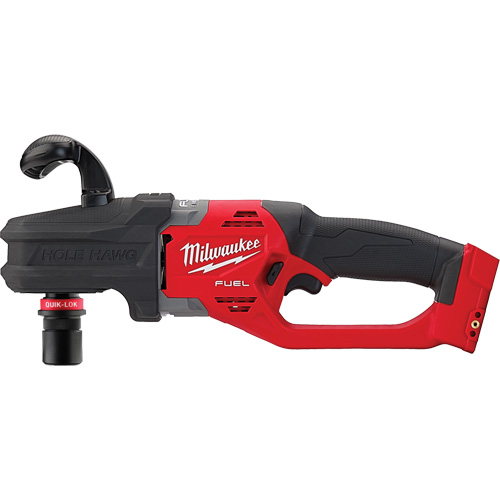Perceuse &agrave; angle droit M18 Fuel Hole Hawg avec mandrin Quik-Lok (outil seulement), 18 V, Lithium-ion Meunier Outillage Industriel