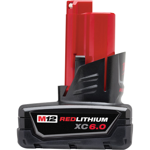 M12 Redlithium XC6.0 Battery, Lithium-Ion, 12 V, 6 Ah Meunier Outillage Industriel