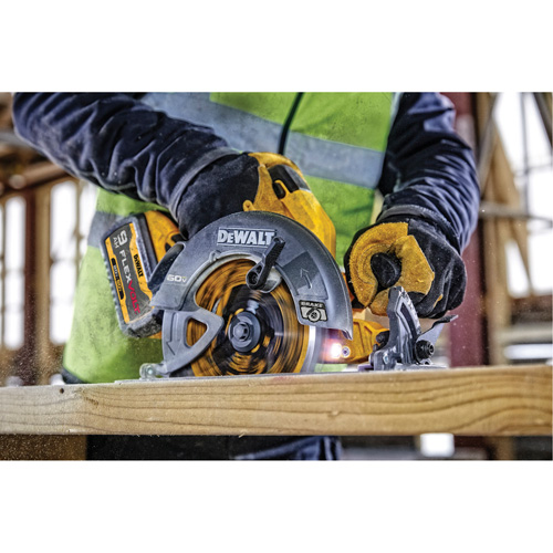 Ensemble de scie circulaire sans balai Flexvolt Max avec frein &eacute;lectrique, 7-1/4", 60 V Meunier Outillage Industriel
