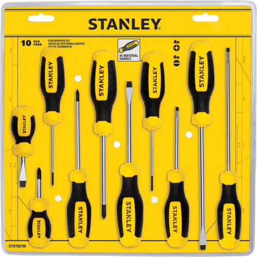 Jeu de tournevis, 10 mcx Meunier Outillage Industriel