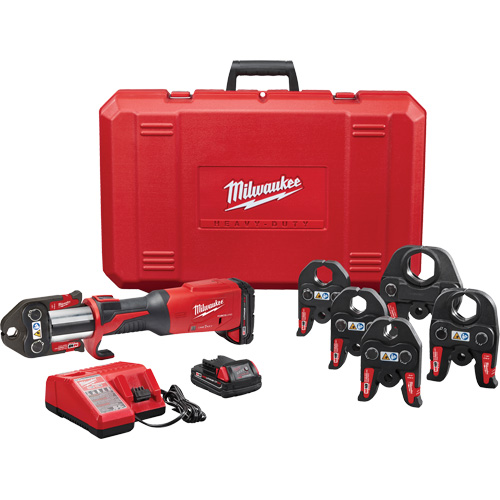 M18 Force Logic Press Tool with One-Key & CTS Jaws Kit, 1/2" - 2", Power Driven Meunier Outillage Industriel