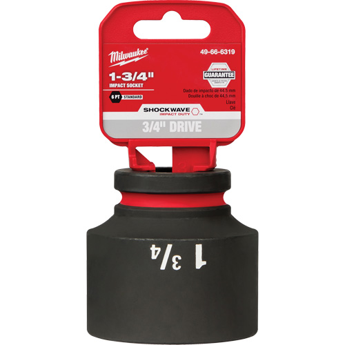 Douille Shockwave Impact Duty, Puissance, 1-3/4", Prise 3/4", 6 pans Meunier Outillage Industriel